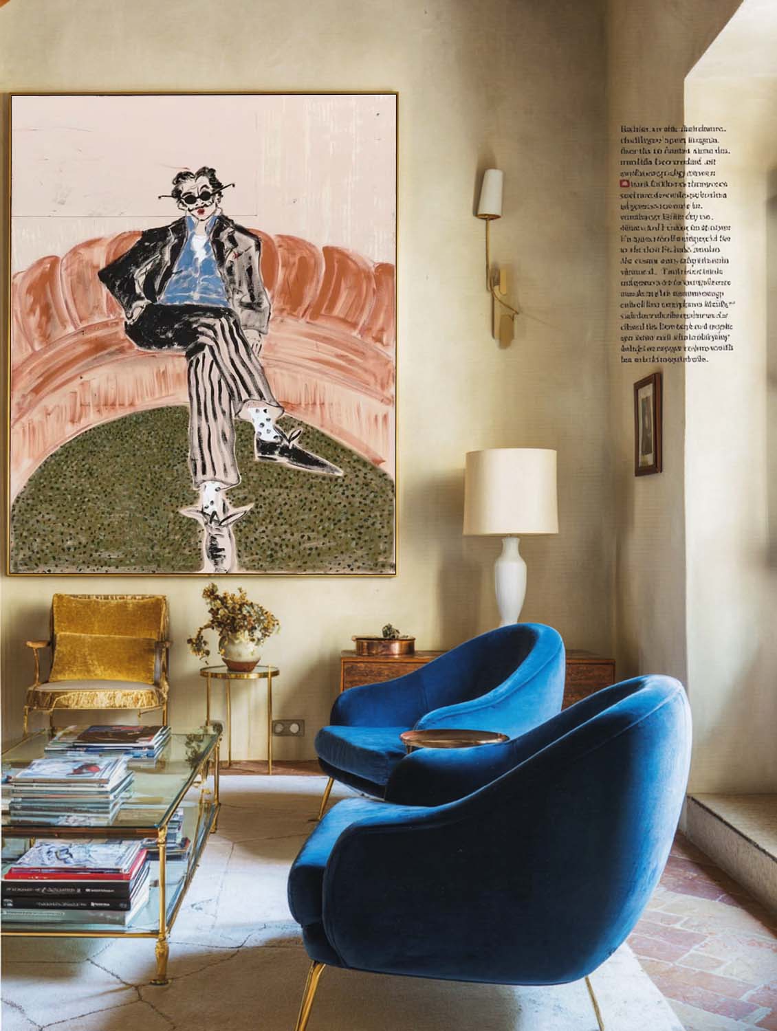 ArtExplore Figurative Canvas | Modern Lounge Oil Wall Art for Home & Office