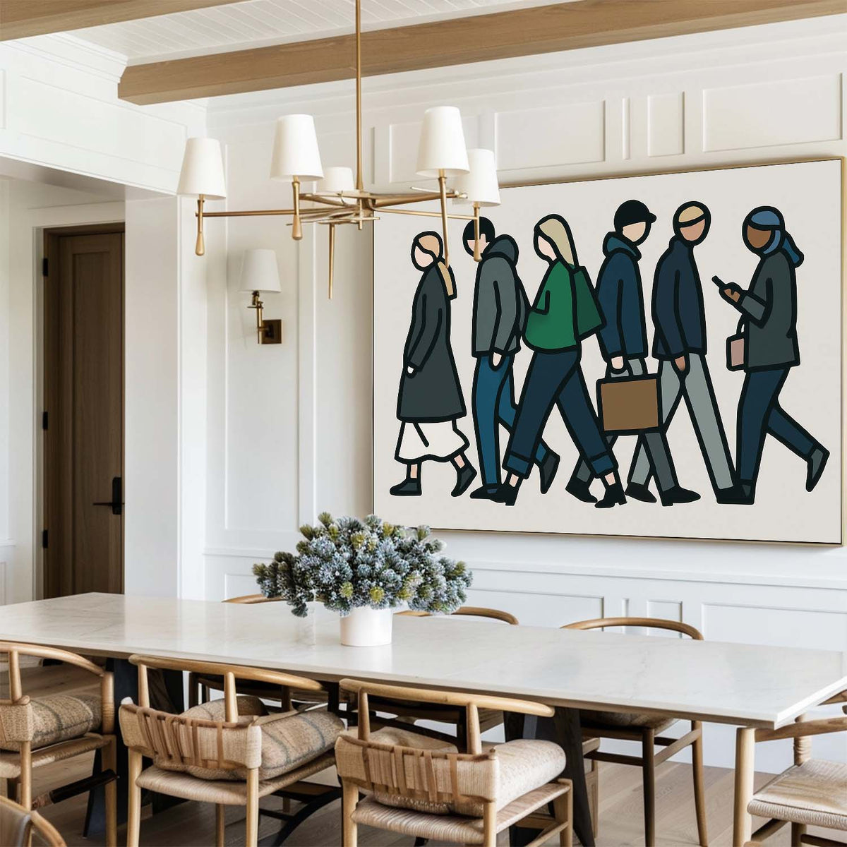 ArtExplore Original Urban Pop Art Painting – Stylish Large Wall Art for Modern Homes & Open Spaces