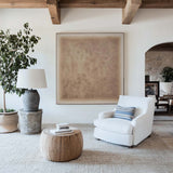 Beige Minimalist Abstract Art Wabi-sabi Monochrome Wall Art Modern Abstract Painting For livingroom