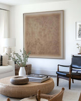 Beige Minimalist Abstract Art Wabi-sabi Monochrome Wall Art Modern Abstract Painting For livingroom