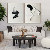Black White Vertical Paintings for Living Room & Lounge – Handmade | ArtExplore