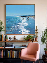 Blue Horizon Seascape Large Ready to Hang Wall Art