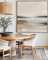 Calm Natural Haze Wall Art | Modern Textured Canvas for Large Spaces ArtExplore