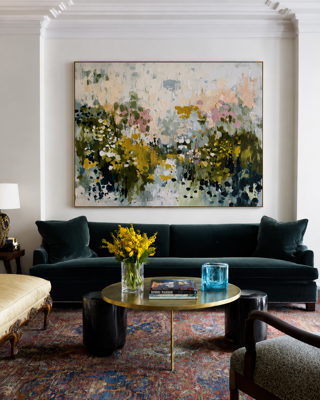 Green Abstract Art #ABAH219