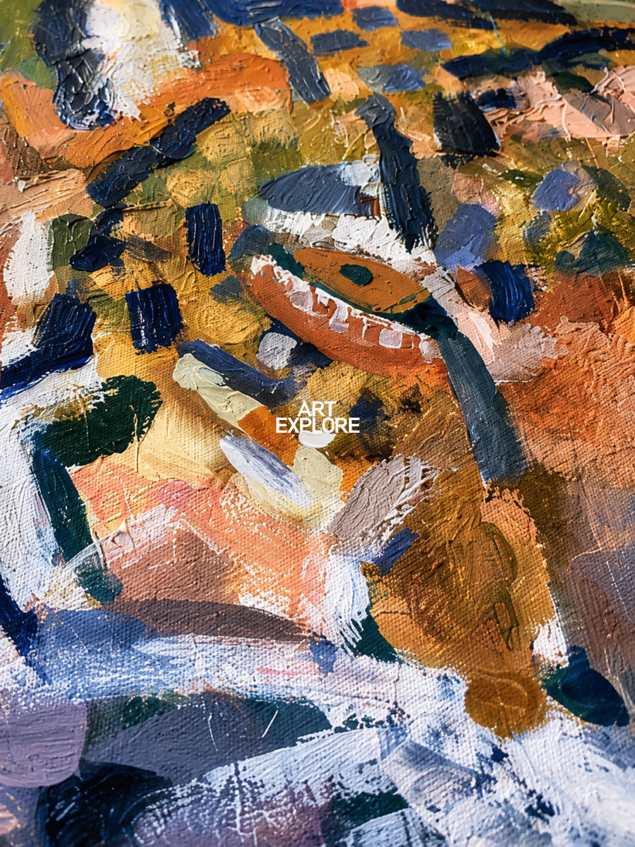 Abstract Tiger Art #ANW11