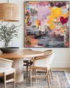 Colorful Graffiti Abstract Artwork – Large Handmade Oil Painting for Modern Interiors | ArtExplore