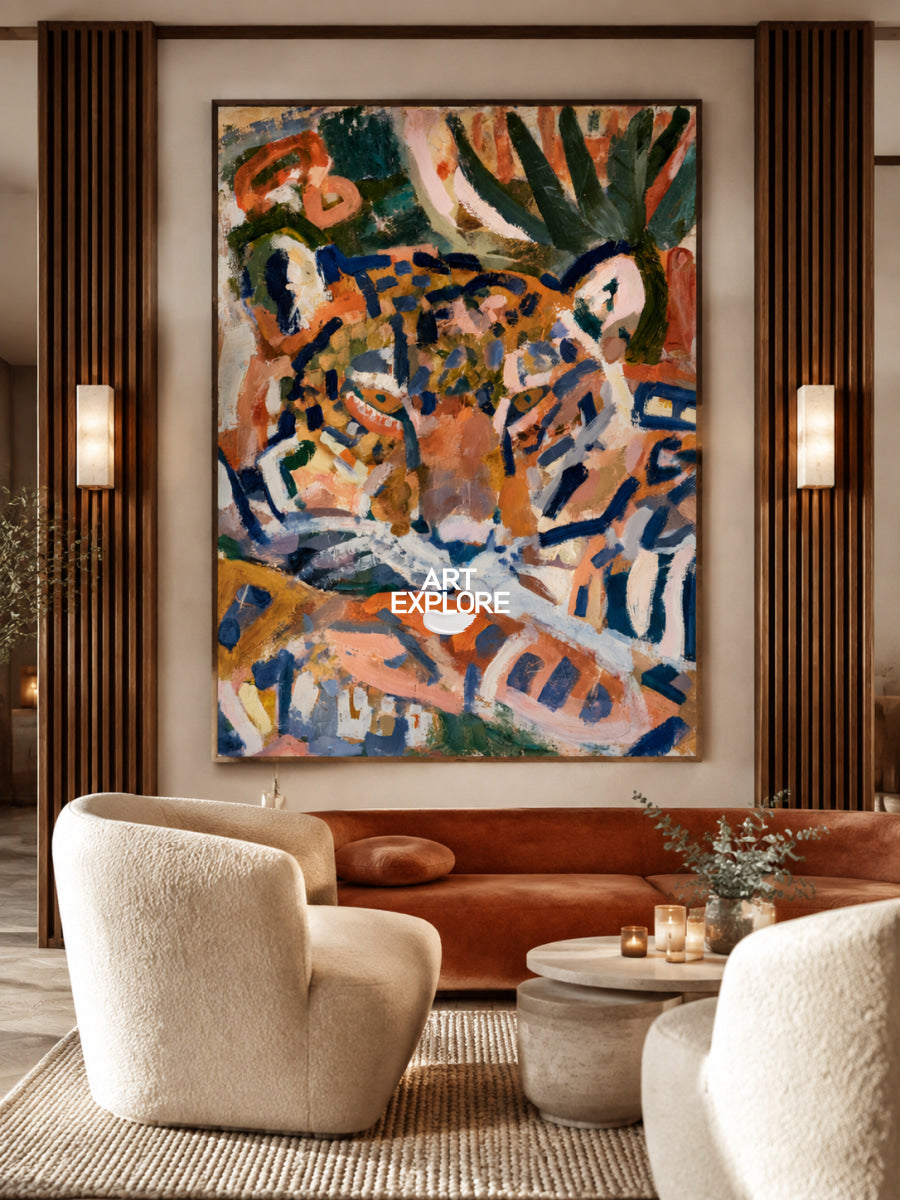 Abstract Tiger Art #ANW11