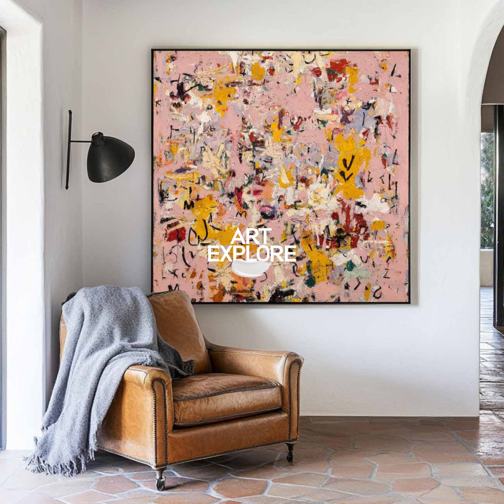 Custom Hand-Drawn Graffiti Floral Painting - Original Wall Art