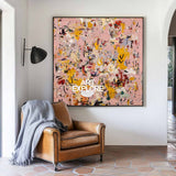 Custom Hand-Drawn Graffiti Floral Painting - Original Wall Art
