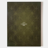 Dark Green Boho Wall Art, Large Minimalist Canvas Painting | ArtExplore