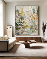 Elegant Floral Landscape Painting | Handmade Modern Wall Decor | ArtExplore