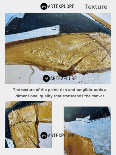 Large Green Wall Art Modern Green Gold Painting Abstract Extra Large Oil Painting Canvas Big Wall Art