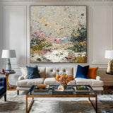 Handmade Textured Sage Green Abstract Painting for Modern Home Decor | ArtExplore