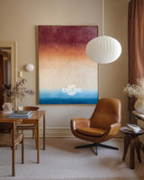 Handmade Vertical Neon Abstract Art, Modern Interior Accent – ArtExplore