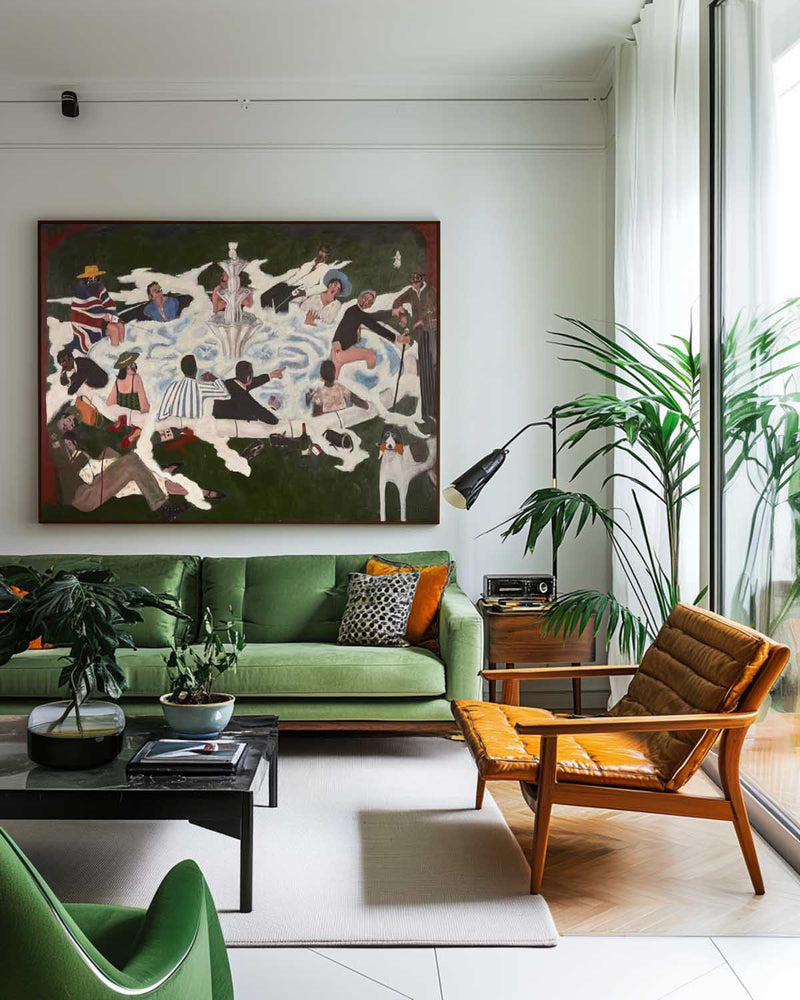 Horizontal Large Wall Art | Handmade Oil Painting | ArtExplore Canva