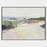 Large Abstract Landscape Painting Textured Wall Art