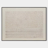 Large Beige Texture Art Painting Large Canvas Art Wabi-sabi Painting For Sale