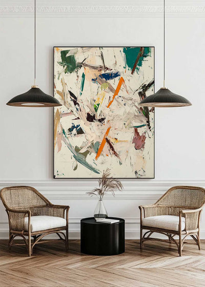 Large Beige Texture Art Painting Wabi-sabi Beige Wall Art Modern Beige Abstract Wall Art For Sale