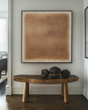 Large Beige Wall Art Gradient Monochrome Color Textured Wall Art Modern Beige Abstract Painting