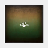 Large Boho Green Art, Handmade Dark Green Wall Decor for Living Room | ArtExplore