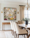 Large Brown Wabi-Sabi Oil Painting, Modern Abstract Square Canvas Art – ArtExplore