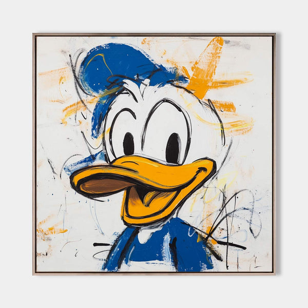 Large Colorful Cartoon Graffiti Modern Texture Pop Painting Handmade Pop Painting For Sale
