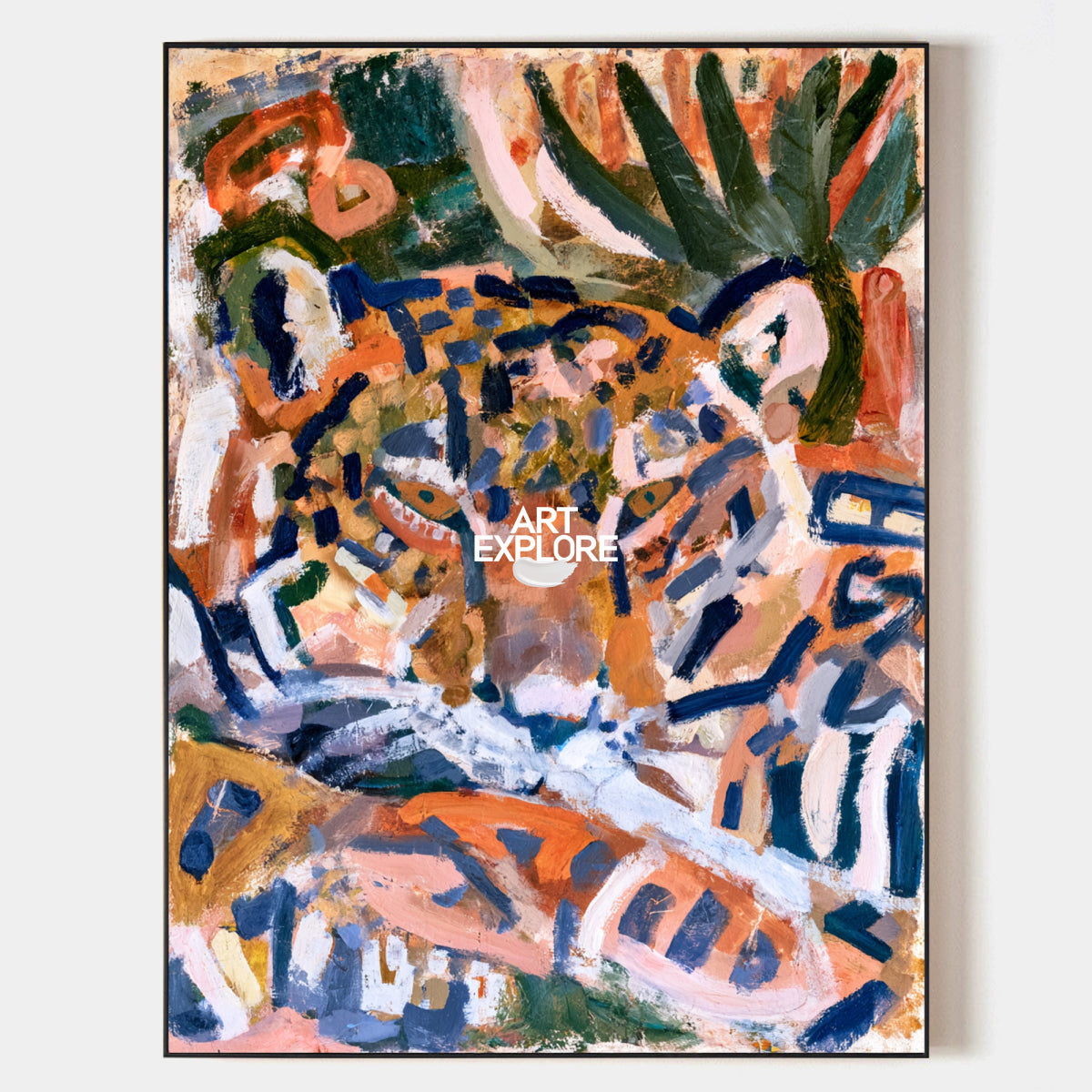 Abstract Tiger Art #ANW11