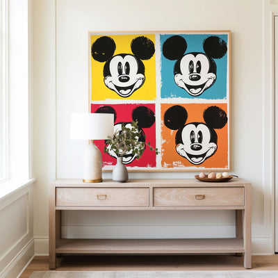 Large Graffiti Pop Wall Art Texture Painting Disney art painting Mickey art painting for sale