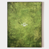 Large Green Wabi-Sabi Texture Painting, Minimalist Abstract Wall Art for Livingroom| ArtExplore