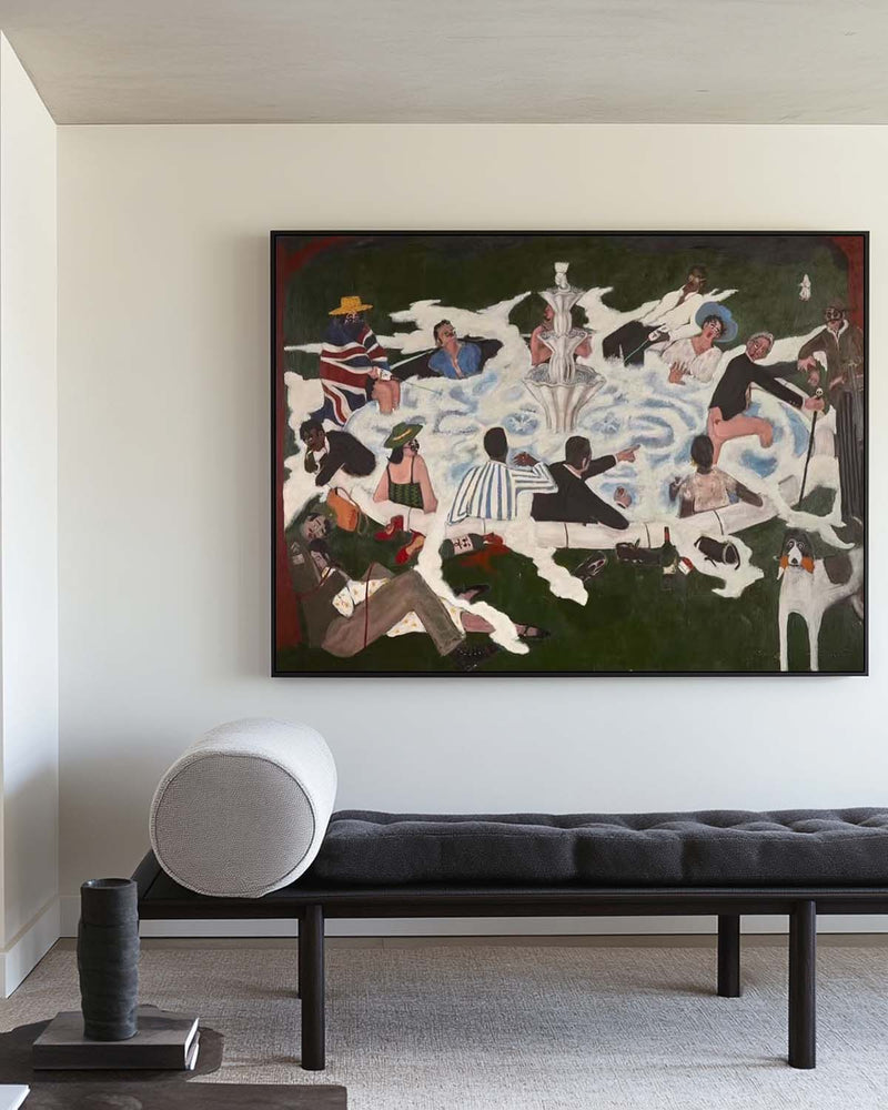 Large Handmade Canvas Art for Lounge or Office | ArtExplore Wall Decor