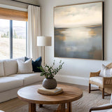 Large Lake Wall Art Texture Landscape Wall Art Luxury Modern Minimalist Landscape Painting For Sale