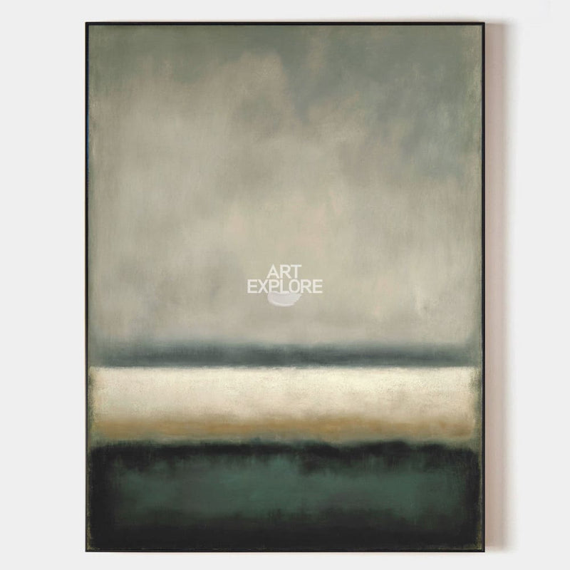 Large Minimalist Texture Wall Art | Rothko-Inspired Vertical Canvas ArtExplore