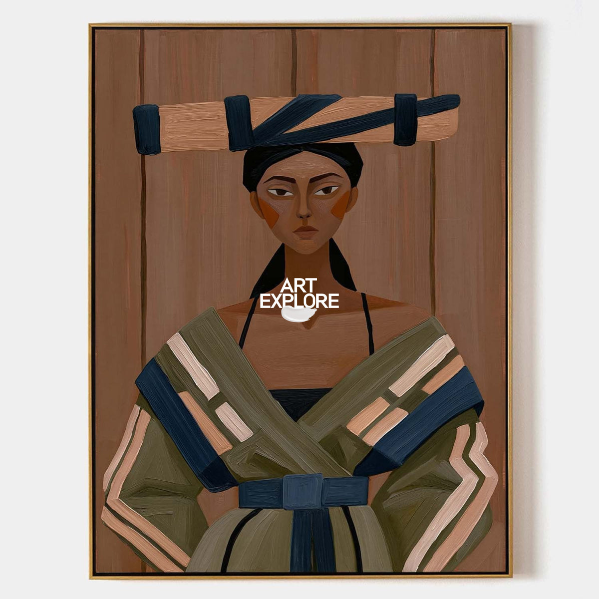 Elegant Woman Wall Art #ABAV846