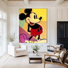 Large Pop Art Painting The art of Mickey Mouse, Andy Warhol, Fine Pop Wall Art For Sale