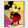 Large Pop Art Painting The art of Mickey Mouse, Andy Warhol, Fine Pop Wall Art For Sale
