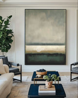 Large Rothko-Inspired Wall Art | Minimalist Vertical Luxury Painting ArtExplore