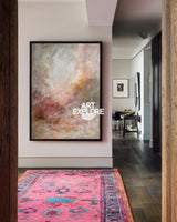 Large Universe Art, Cozy Modern Abstract Hand-Painted Texture Painting ArtExplore