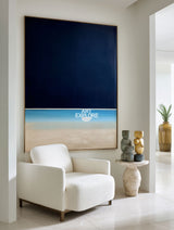 Large Vertical Abstract Night Sky Painting, Handmade Oil – ArtExplore