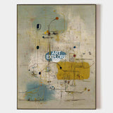 Large Wabi-Sabi Sage Green Abstract Wall Art Textured Handmade Oil Canvas | ArtExplore