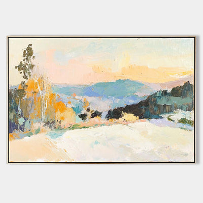 Large White Wall Art Textured Wall Art Colorful Minimalist Canvas Art Abstract Livingroom Wall Art