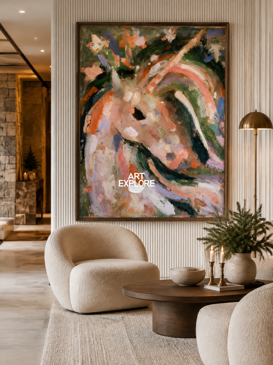 Colorful Horse Painting #ANH76