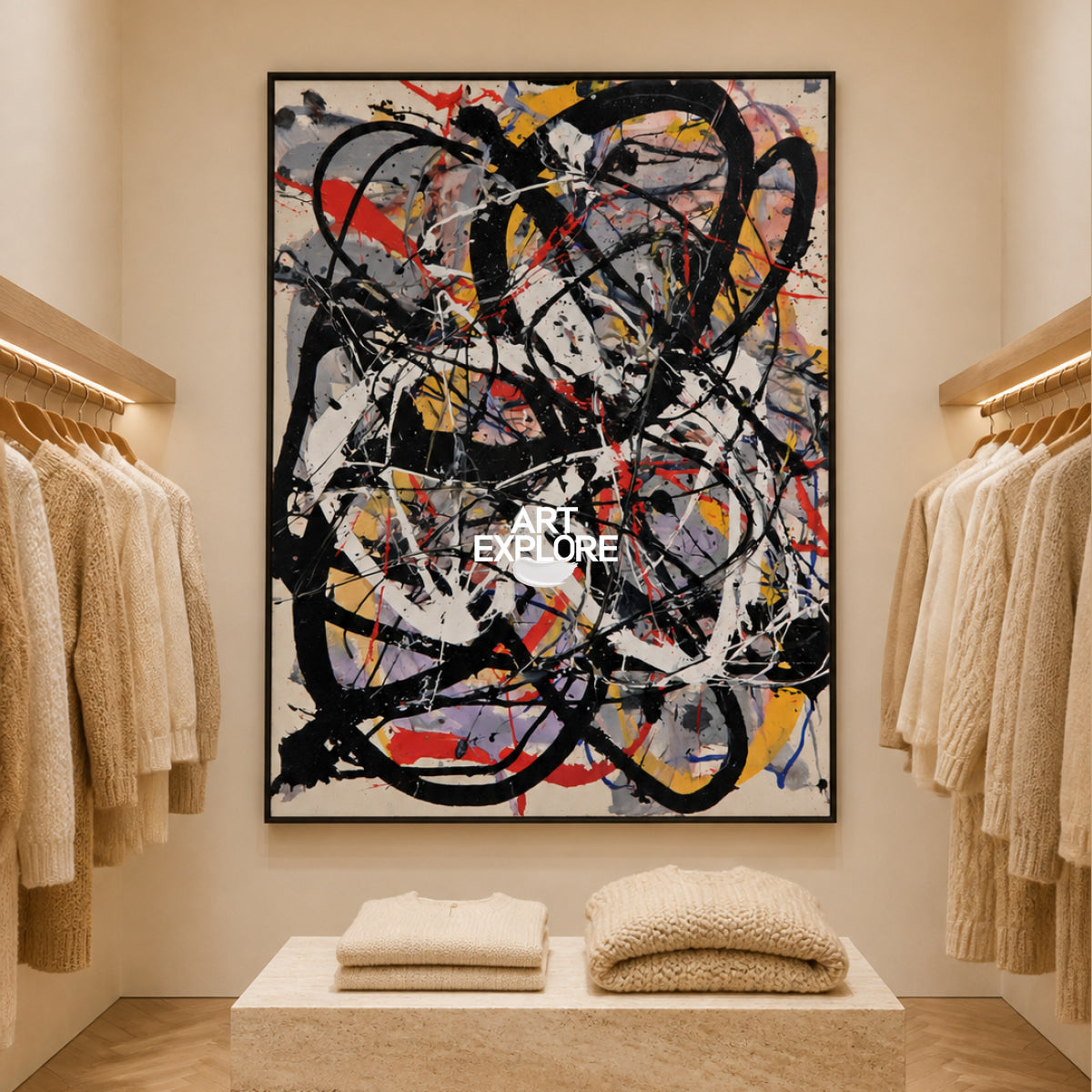 Modern Abstract Art #ABAV863