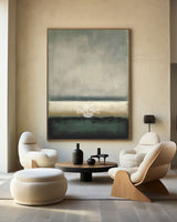 Luxury Minimalist Wall Art | Handmade Rothko Style Vertical Canvas ArtExplore