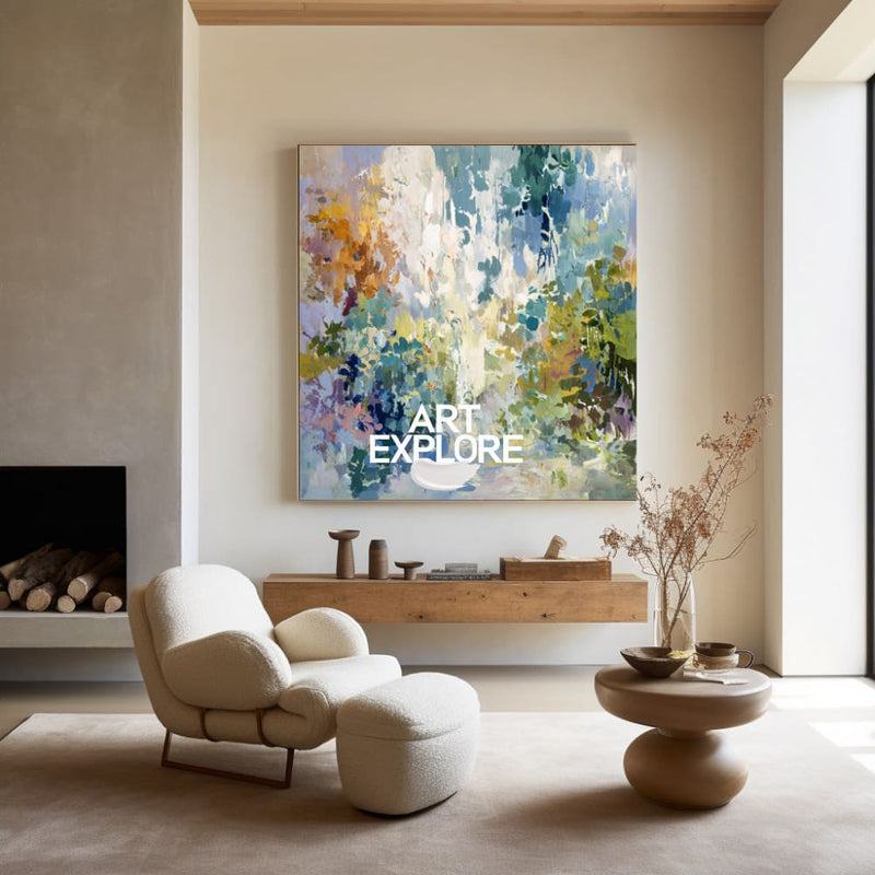 Minimalist Colorful Abstract Wall Art for Modern Home Decor | ArtExplore