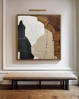 Minimalist Earth-Tone Canvas | Modern Handmade Texture Painting | ArtExplore