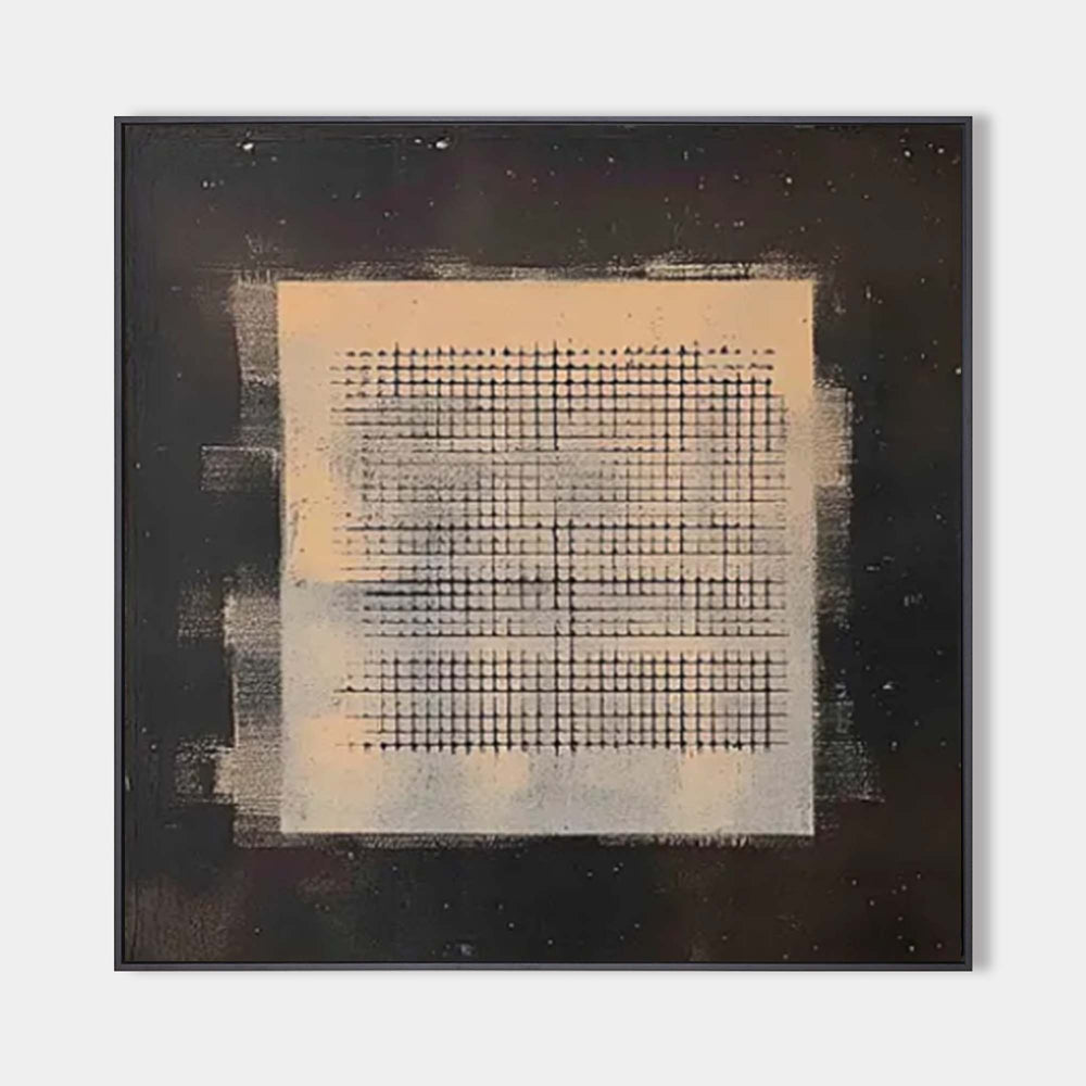 Minimalist Handmade Oil Painting in Neutral Tones for Modern Homes | ArtExplore