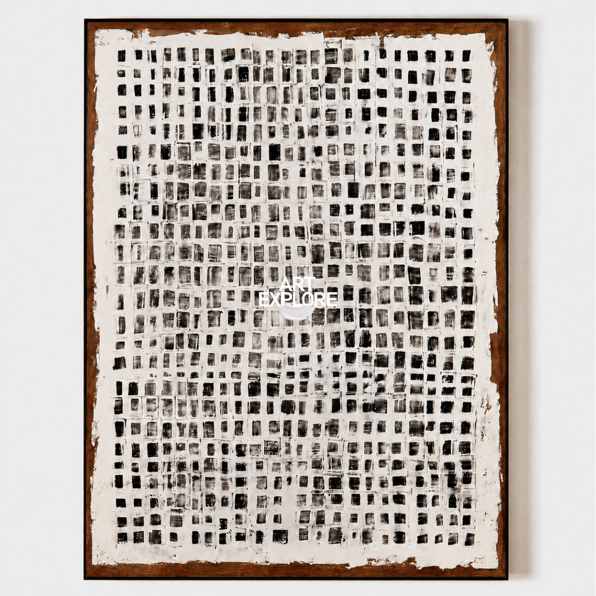 Minimalist Wabi-sabi Painting | Large Modern Wall Art Handmade Textured Canvas for Sale
