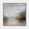 Modern Earth Tone Lake Painting Rich Textured Canvas Art Large Textured Landscape Painting For Sale 