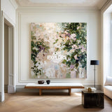 Modern Floral Abstract Wall Art, Palette Knife Texture Painting | ArtExplore
