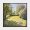 Modern Green Landscape Painting Large Green Woods View Wall Art Green Landscape Canvas Art For Sale